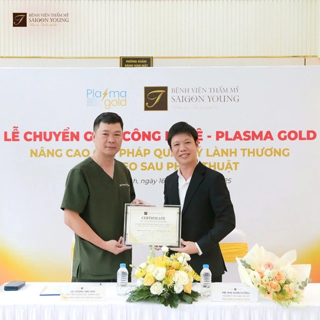 BV thẩm mỹ SaiGon Young khẳng định vị thế với lễ chuyển giao công nghệ Plasma Gold